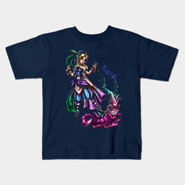 Relm Alice (Sans Background) Kids T-Shirt by kaemcspadden@gmail.com